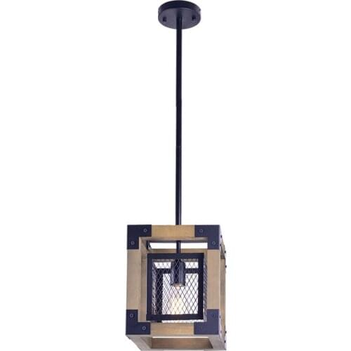 Wind restoring ancient ways loft droplight wood real wood dining room sitting room lamps and lanterns lighting FBA