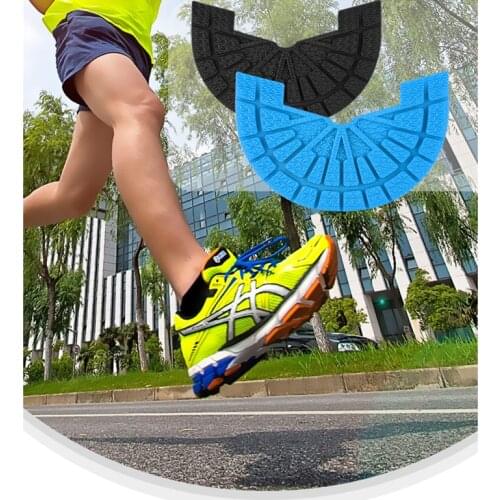 2PCS Shoe Heel Sole Protector For Sneakers Wear-resistant Soles Sticker Self Adhesive Rubber Outsole Shoes Care Anti-slip Pads