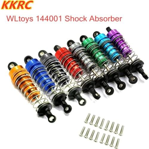 4Pcs Metal Shock Absorber Damper For WLtoys 144001 1/14 RC Car Parts 1316