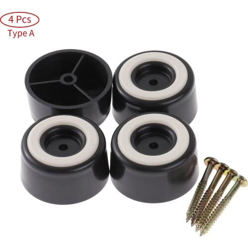 4Pc Sofa Bed Feet Plastic Furniture Legs Heighten Table Chair Foot Non Slip Feet Pads Floor Protector Furniture Mats Accessories