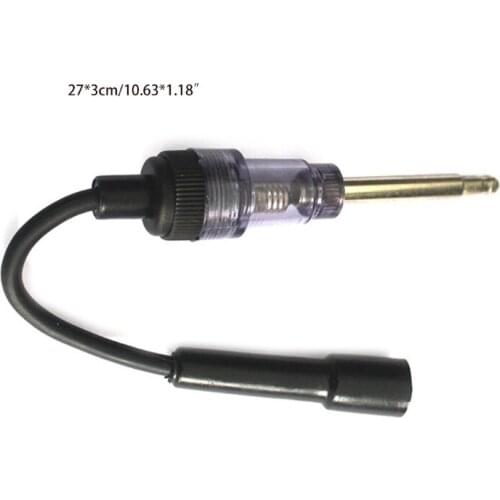 6-12 Volt Inline Spark Plug Tester Straight Boot Ignition Test Light Plug Engine Ignition Tester Wire Spark Test L41A