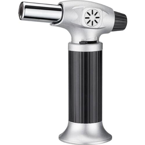 Big Size Blue Jet Flame Blow Torch Lighter Refillable Butane Gas Lighter