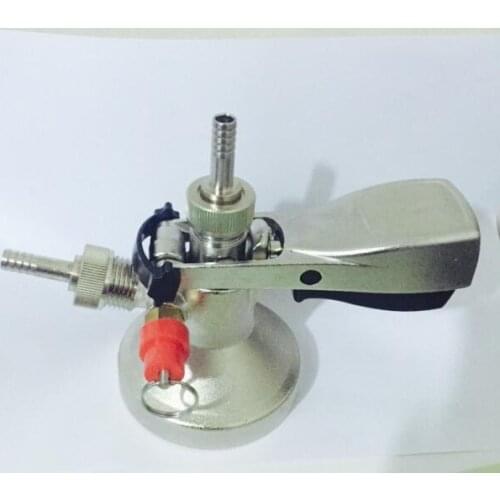G Type pressure blowing beer dispenser valve, Beer dispenser brass valve stainless steel handle, Hotel Kegerator Tap homebrew