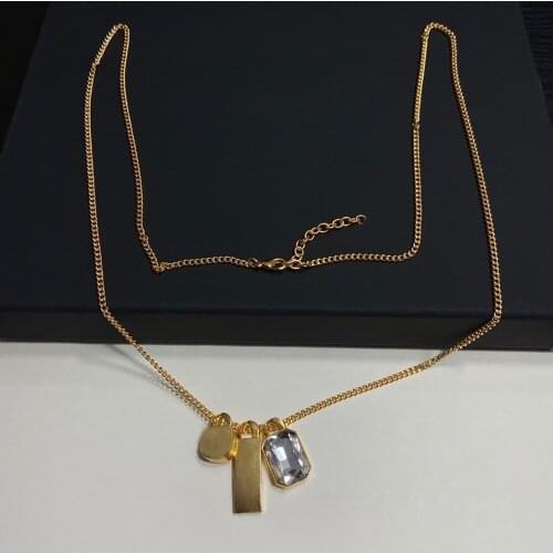 Hot brand fashion jewelry ladies gifts retro winter retro street style CZ zircon chain heart pendant necklace party necklace