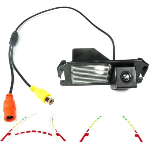 Hd Dynamic trajectory camera Rear view for Hyundai I10 I20 I30 Rohens Solaris Genesis Coupe Elantra Verna camera
