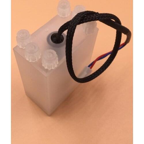 For Konica sub ink tank cartridge for Allwin JHF Vista Leopard Human Inwear solvent printers 6 holes with level sensor