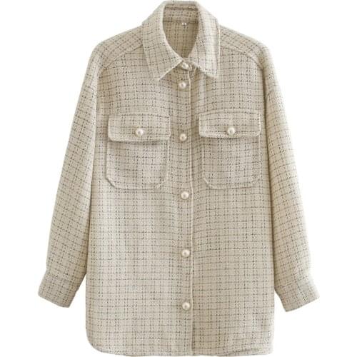 LENGONI Women's Plaid Shirts
