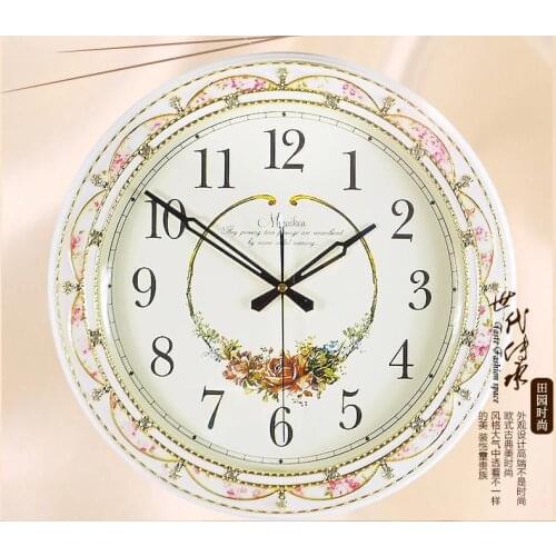 Fashion super large rustic wall clock mute fashion antique fashion quartz clock modern brief clock