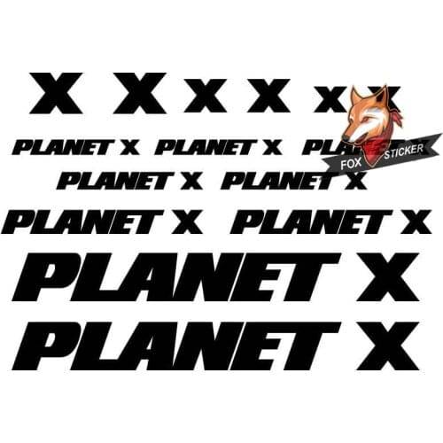 Bicycle frame stickers road bike mountain bike MTB Track bike TT bike cycle decal reflective stickers for PLANET X stickers