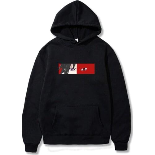 New Fashion Sasuke Fight Scene Anime Cartoon Harajuku Print Pullover Sweatshirt Polar Fleece Hoodies Women Sportswear Tops