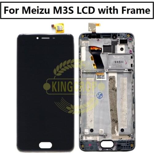 NEW 1280x720 Meizu M3S LCD Display Touch Screen Digitizer Assembly With Frame Replacement For 5.5" MEIZU M3S Display