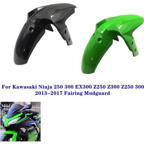 Motorcycle Front Tire Mudguard for Kawasaki Ninja 250 300 EX300 Z250 Z300 Z 250 300 2013-2017 Fairing Mudguard