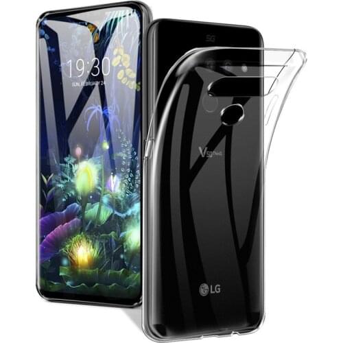Transparent Soft Case for LG V30 V30s V40 V50 V60 ThinQ Velvet 5G Back Phone Bag TPU Transparent Clear Ultra Slim Silicon Cover