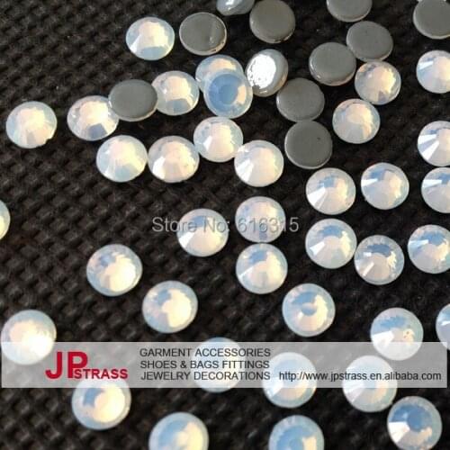 Ss16 star shiny hot fix decoration for hats belt color white opal with 1440 pcs per pack ;hot-fix stone free shipping service