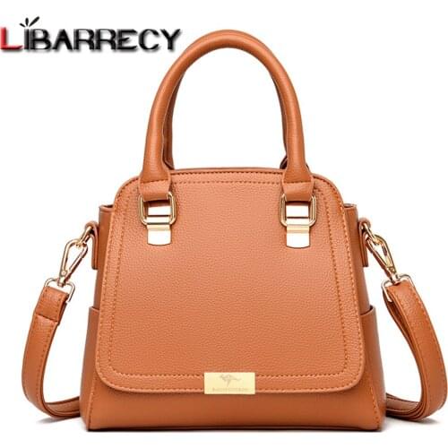 2021 New Womens Handbag High Quality PU Leather Women Messenger Bags Fashion Solid Color Designer Ladies Shoulder Bag Sac Femme