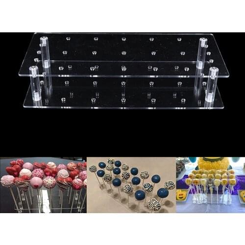 Snack Cake Server Cup Cake Display Stand Lolly Houder Taart Rack 35 Gaten Cupcake Stand 42 Pcs Cake Stands Lolly houder