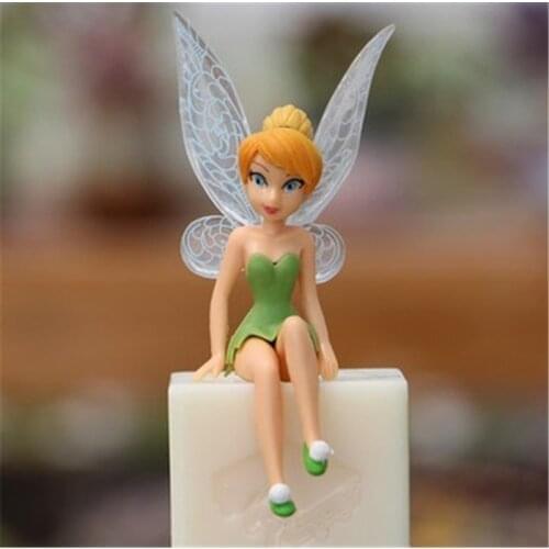 1PCS Flying Flower Fairy DIY Miniature Cute Angel Lifelike Elegant Cute Car Desktop Cake Garden Decoration Sculpture Ornament