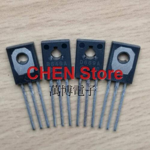 10pair HIT 2SB649A 2SD669A TO-126 Transistor B649 D669 Audio Power Amplifier Triode HITACHI Audio pair tube B649A D669A