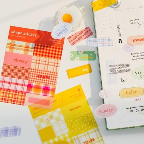 8 Sheets Of Gege Fantasy Series Stickers DIY Fashion Journal Decoration Die-Cutting PET Stickers Cute School Supplies Stationery