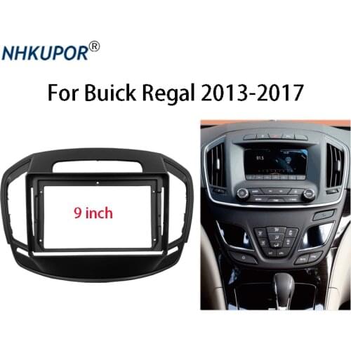 9 inch Car Radio Fascia For Buick Regal 2013-2017 Auto Stereo CD/DVD Dash Panel Center Console Holder Frame Kit