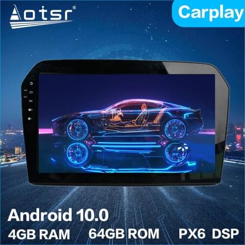Aotsr Android 10.0 4+64GB Car Radio Player GPS Navigation Car Stereo Multimedia Unit For Volkswagen VW Jetta 2012-15 DSP Carplay