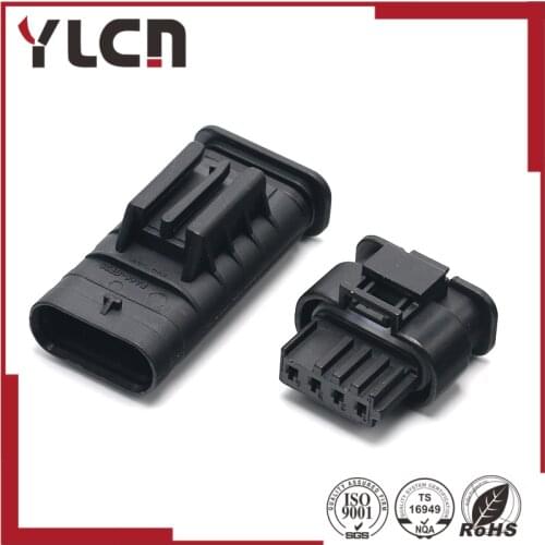 Free shipping 4pin waterpfoof female male automotive connector for BMW 7549032-02 872-617-541
