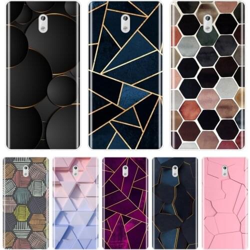 For Nokia 7 Plus X6 Case Silicone Soft Luxury Geometry Aesthetic Fashion Cool Back Cover For Nokia 8 6 5 3 2 1 Phone Case
