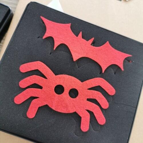 Haloween bat shape cutting die SMR-HO0007- cut size - bat(108mm) and crab(100mm)