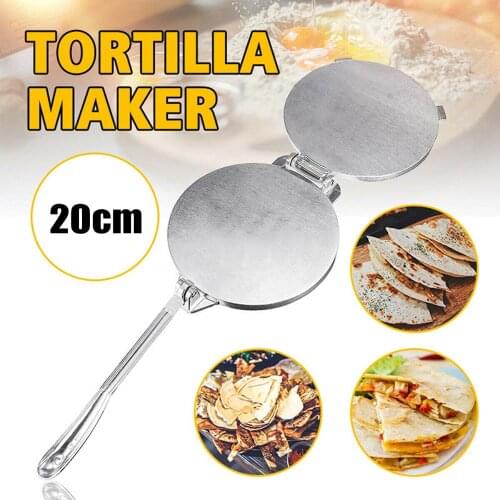 8-inch Tortilla Noodle Presser Aluminum Alloy Health and Environmental Protection Making Tortillas and Omelettes