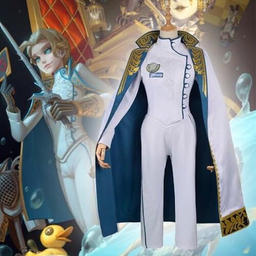 Game Identity V Cosplay Costumes Hunter Photographer Joseph Cosplay Costume En Ligne Skin Uniforms Clothes Suits Sets White Hot