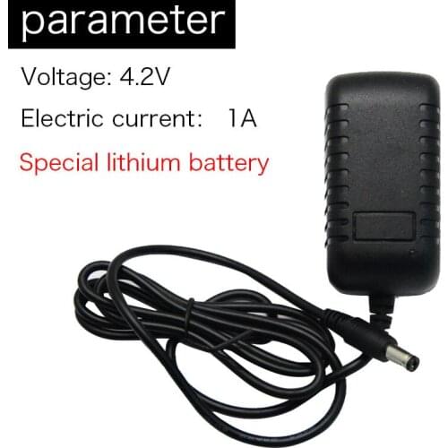 KingWei 1 Piece Lithium Battery Packs 18650 Li-ion Battery Pack Charger 4.2V 1A 5.5mm X 2.1mm for EU Plug