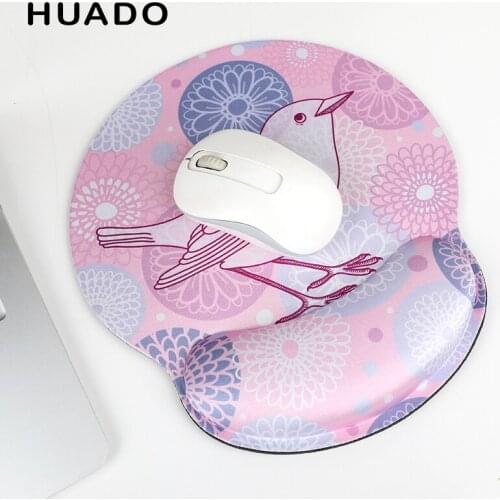 Mouse Pad with Wrist Rest Comfort Soft Memory Foam Non Slip Rubber Base Ergonomic Design for Office/Home/Gamer