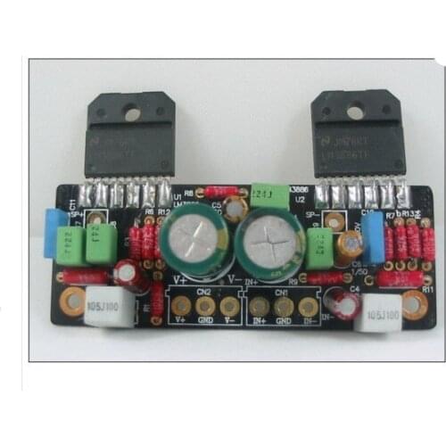 LM3886*2 IC Amplifier Board RA Resistance Version 50W*2 80mm*30mm