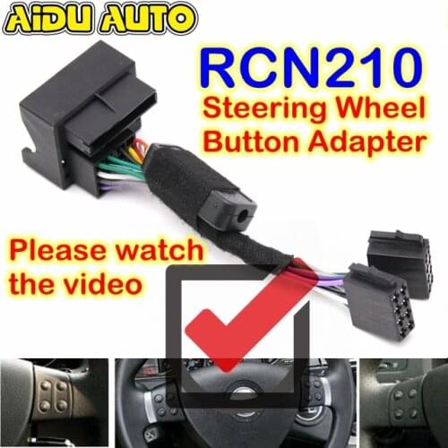 RCN210 Multifunction Steering Wheel Button Control Canbus gateway Simulator Adapter