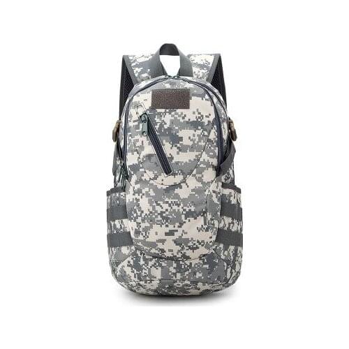 Mens Military Rucksack Nylon Climbing Bag Fishing Hiking Hunting Backpack for 14'' Laptop Waterproof 25L Molle Tactical Bag