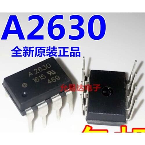 Xinyuan 10PCS/LOT HCPL2630 DIP8 HCPL-2630 2630 A2630 DIP new and original IC