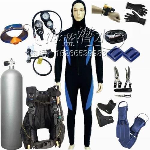 Dive bottle 12L aluminum dive cylinders 12 liters a full set of diving equipment combination packages / oxygen bottle stores