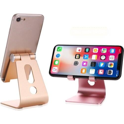 Adjustable Portable Desktop Mobile Mount Adjustable Foldable Cell Phone Holder Stand