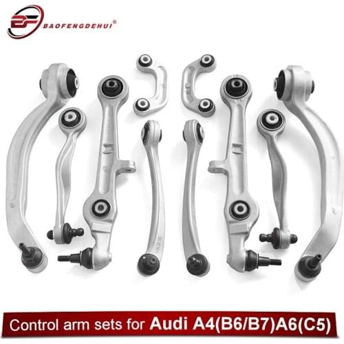 Wheel Suspension Control Arms Steering Arm Tie rod Control Arm kit for VW Audi A6LC7 A6LC6 A4B6 A4LB8 A8D4 Q5 Q7