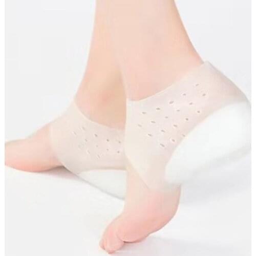 1 Pair Unisex Invisible Height Lifting Increase Silicone Foot Socks Insoles Foot Skin Care Tools Women Men Height Lifting Insole