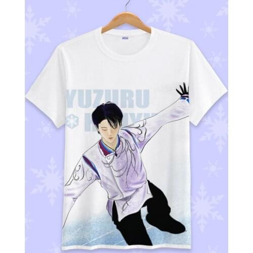 Yuzuru Hanyu T-Shirts Cosplay Summer Short Sleeve Tee Shirt for Women Men Casual Tops Tees T Shirt
