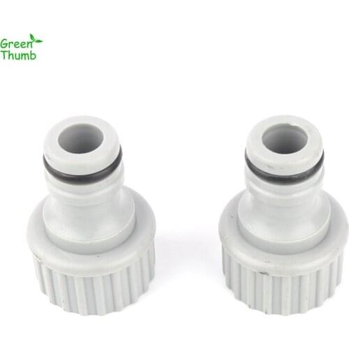 20pcs 1/2Inch Plastic Nipple Connector Female Thread Quick Connectors Household Car Wash Faucet Adapters
