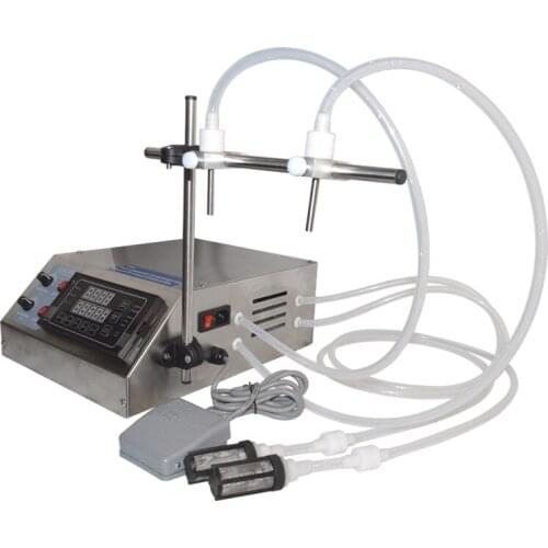 3-4000ml GZL-50-2 filling machine pump liquid filling machine for perfume sauce milk 4L / min per head