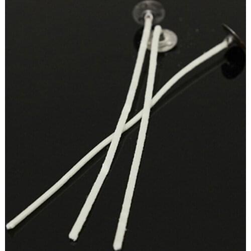 30 Pcs Candle Wicks Flameless Smokeless Cotton Core for DIY Candle Making Birthday Christmas Bedroom Decor 10/cm