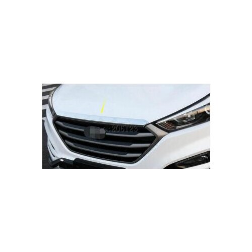 ABS 2015 2016 2017 FOR HYUNDAI TUCSON CHROME FRONT HOOD BONNET GRILL LIP MOLDING COVER TRIM BAR GARNISH MESH