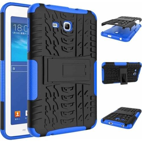 Case for Samsung Galaxy Tab 3 Lite 7.0" SM-T110 T111 T113 T115 T116 Stand Cover Shockproof Rubber Bumper Dual Layer Armor Cover