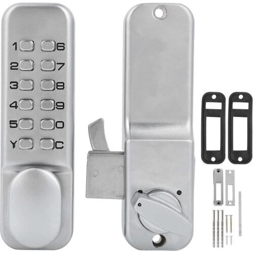 1-11 Digits Mechanical Combination Door Lock Sliding Door Keyless Access for Kitchen Office Balcony Home Security Lock