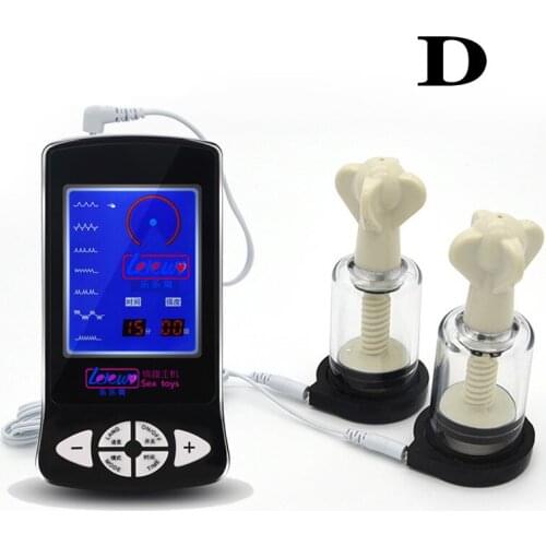 Electric Sex Shock Electro Nipple Sucker Breast Stimulator Massage Orgasm Nipple Electro Stimulation Erotic Sex Toys For Adults