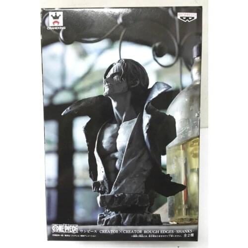Japan Anime "One Piece" Original BANPRESTO Creator x Creator Rough Edges PVC Toy Figure - SHANKS