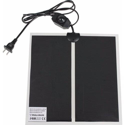 Reptile Pet Heating Pad Mat 15*14cm Temperature adjustment For Tortoise Snake Lizard Reptile Brooder Incubator Seedling Heat Mat